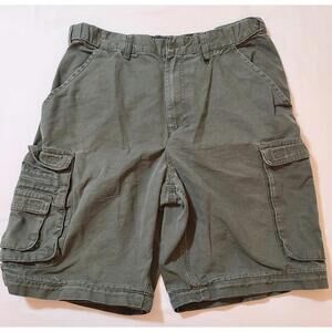 Boy Scouts of America Shorts Mens Size 32 Relaxed Fit Army Green Cargo Outdoors